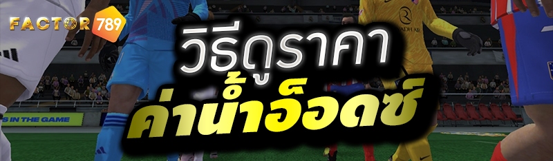 วิธีดูราคาค่าน้ำอ็อดซ์ 