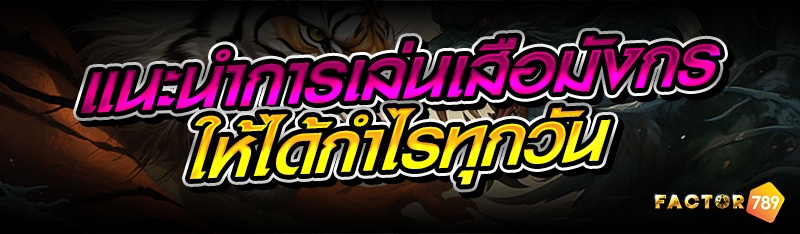 แนะนำการเล่นเสือมังกรให้ได้กำไรทุกวัน