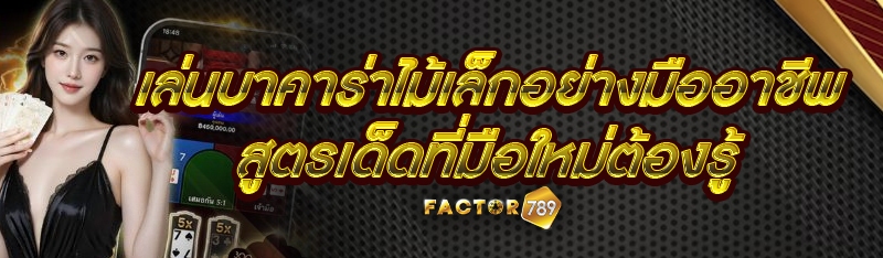 เล่นบาคาร่าไม้เล็กอย่างมืออาชีพ สูตรเด็ดที่มือใหม่ต้องรู้