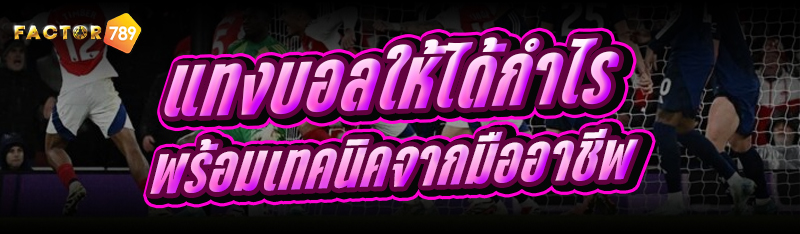 แทงบอลให้ได้กำไร พร้อมเทคนิคจากมืออาชีพ